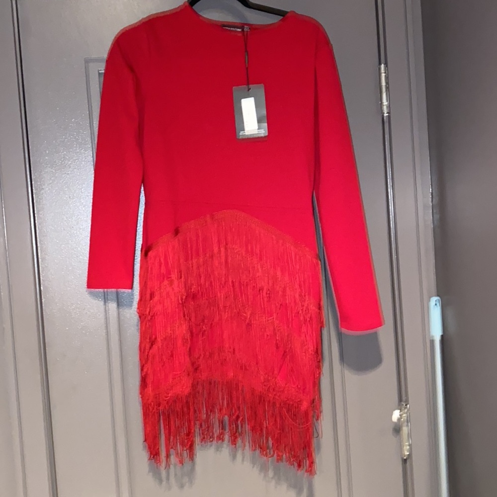 Burgundy Long Sleeve Tassel Detail Bodycon Dress
OUT OF STOCK - Picture 4 of 6
